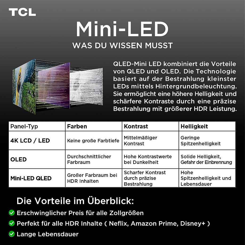 Fernseher TCL 55Q6CX1 55" – QD-Mini-LED QLED mit HDR Multiformat – Bild 2