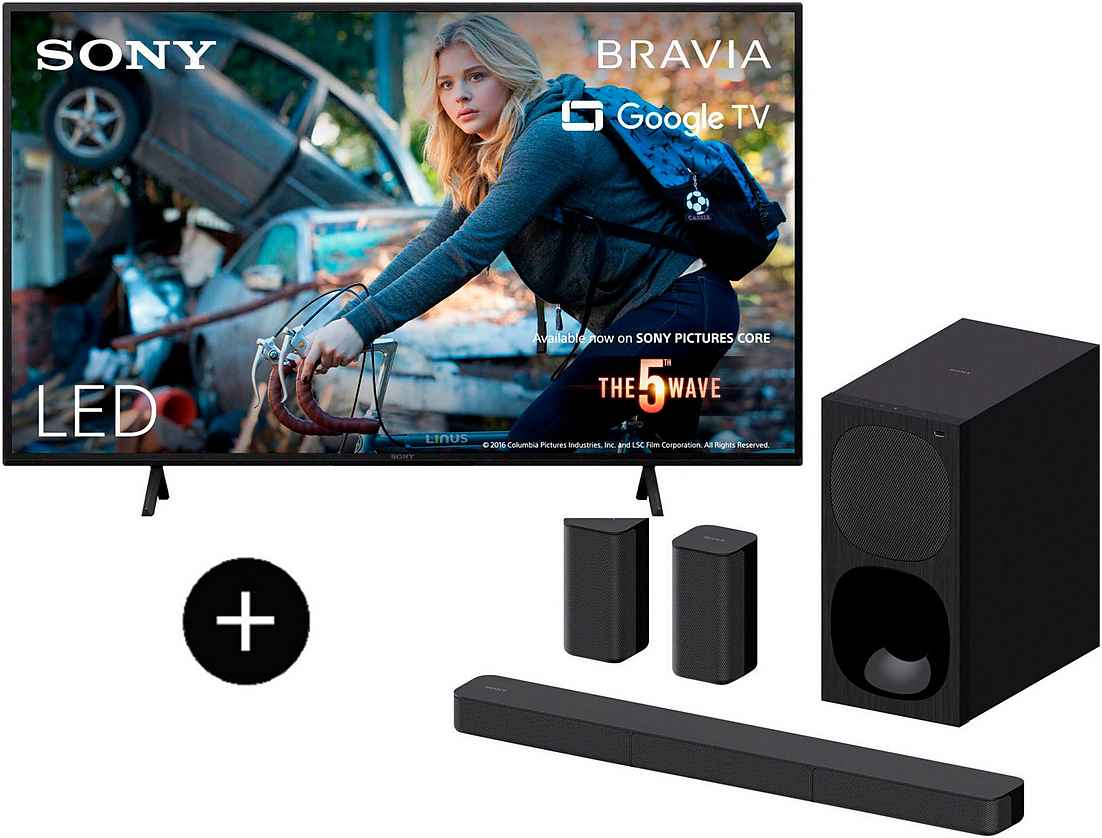 Set Sony 65X75WL 65" & HT-S20R 5.1-Kanal-Soundbar – X1-Prozessor, Dolby Vision, – Bild 1