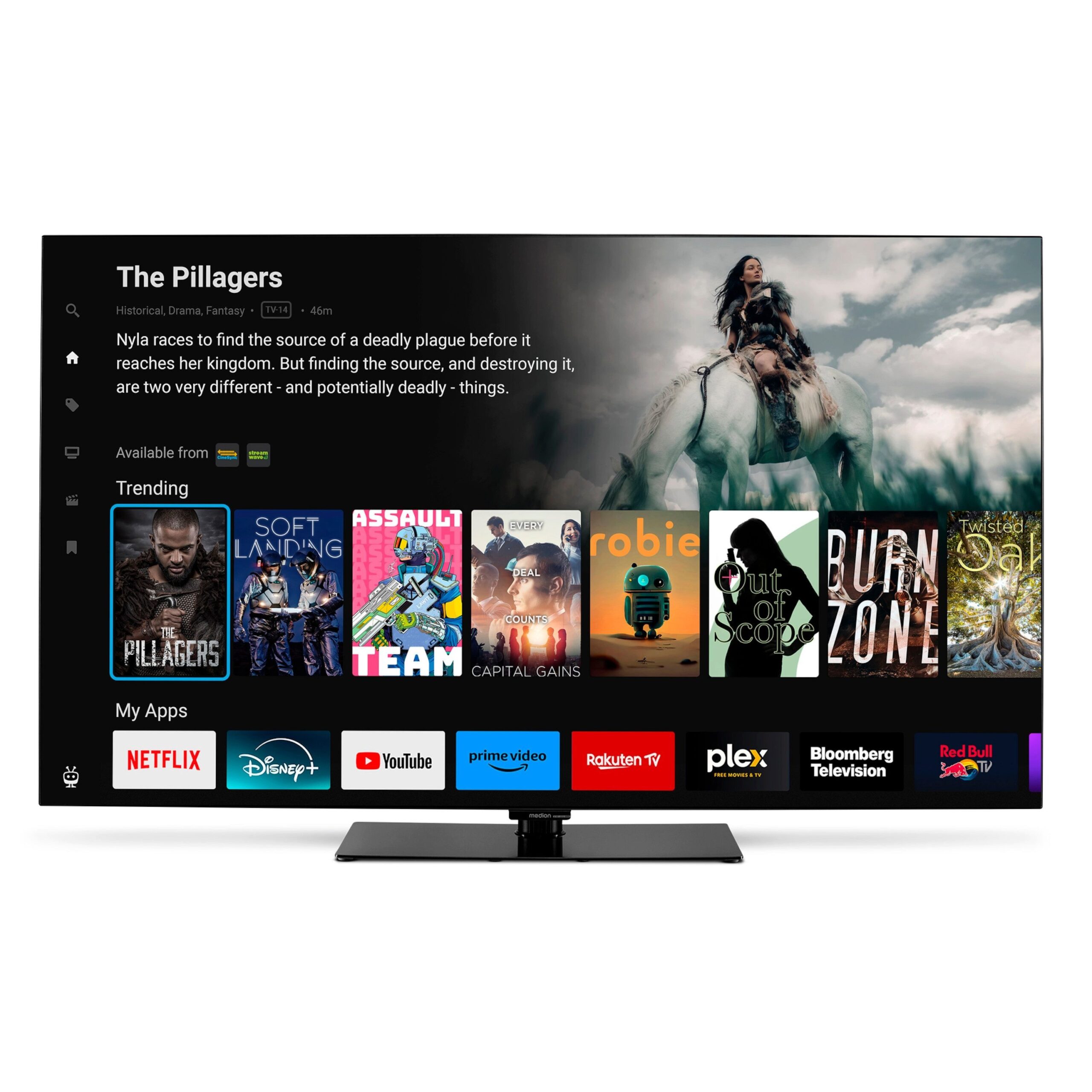 Fernseher Medion X8552508 MD855901 OLED 4K Ultra HD TiVo Smart TV – Bild 8