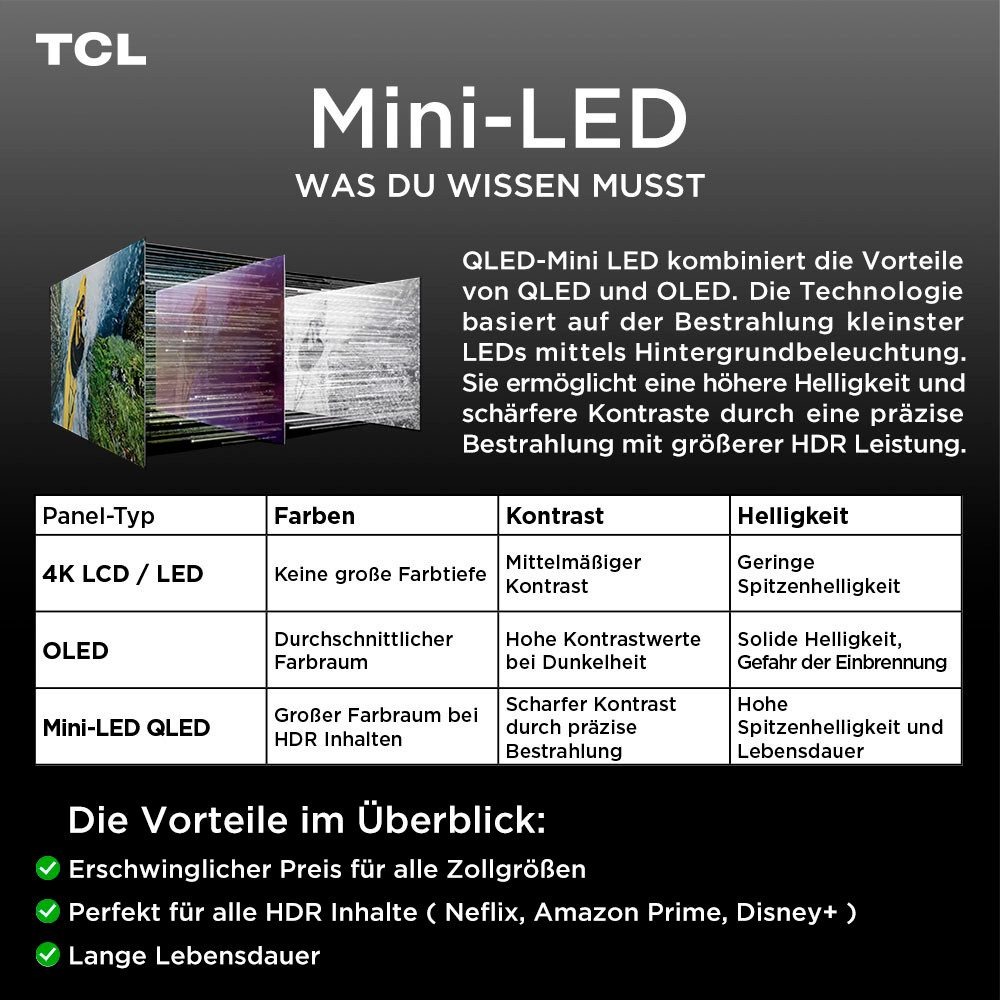 Fernseher TCL 65Q7CX1 – 65 Zoll QD-Mini-LED TV mit 144 Hz – Bild 2
