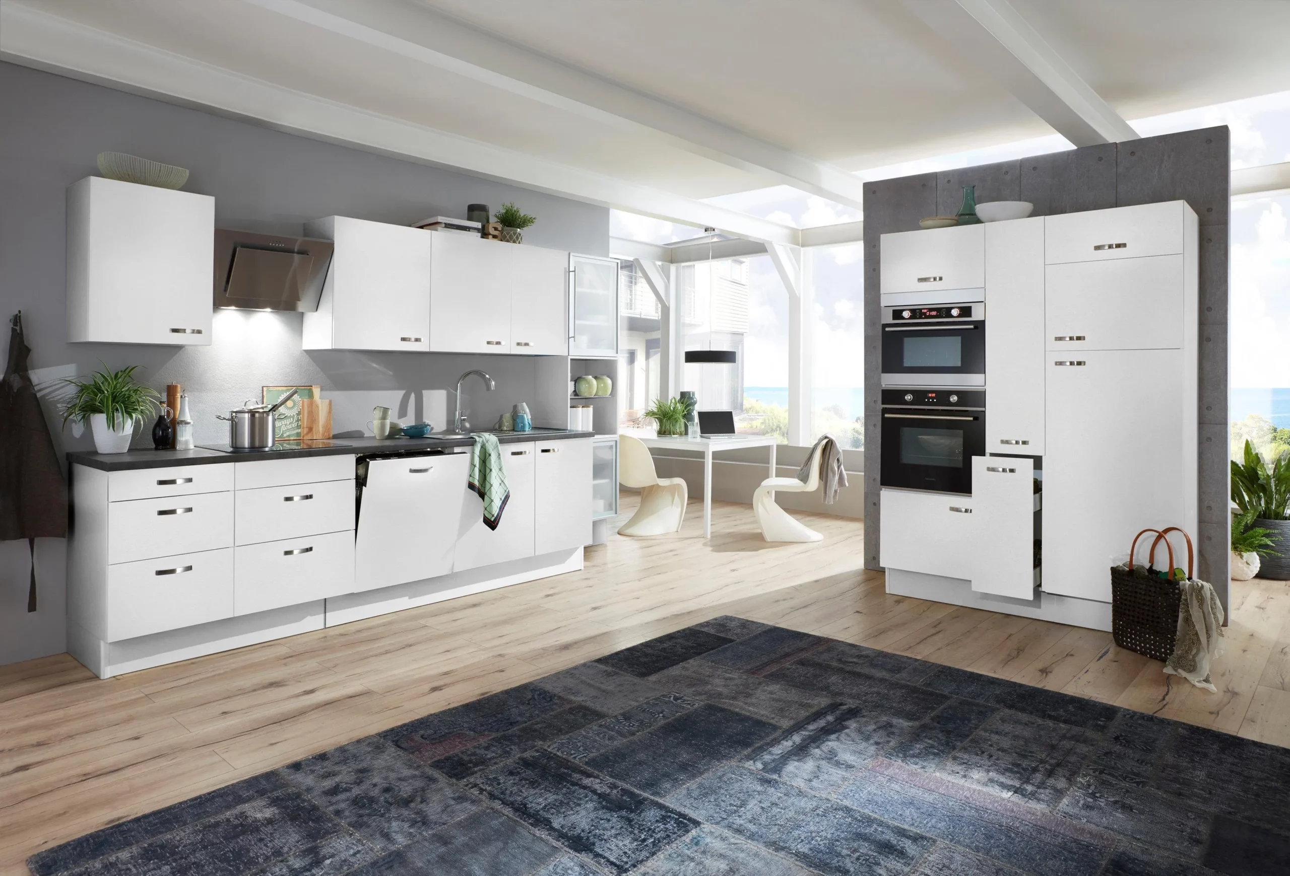Küchenzeile KS-Cara mit Vollauszügen und Soft-Close-Funktion, Breite 480 cm – Bild 4