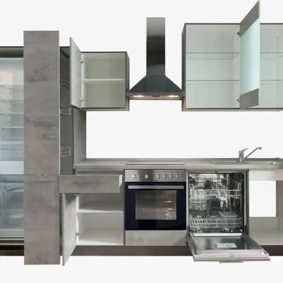 Küchenzeile KOCHSTATION Trea 310 cm – modernes Design – Bild 5