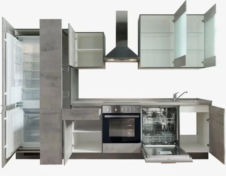 Küchenzeile KOCHSTATION Trea 310 cm – modernes Design