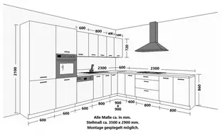 Einbauküche Solano Corner 2 – großzügiges L-Design – Bild 5