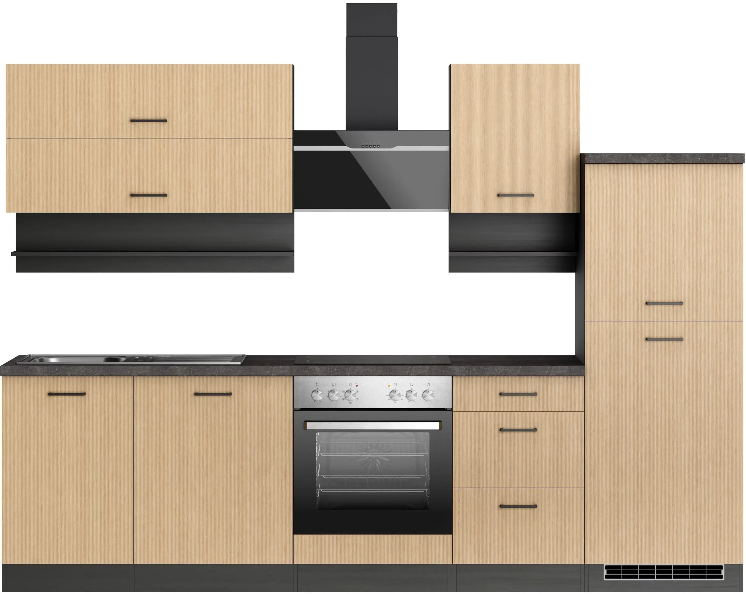 Küchenzeile KS-Frieda 280 cm – CPL-Arbeitsplatte – Bild 3