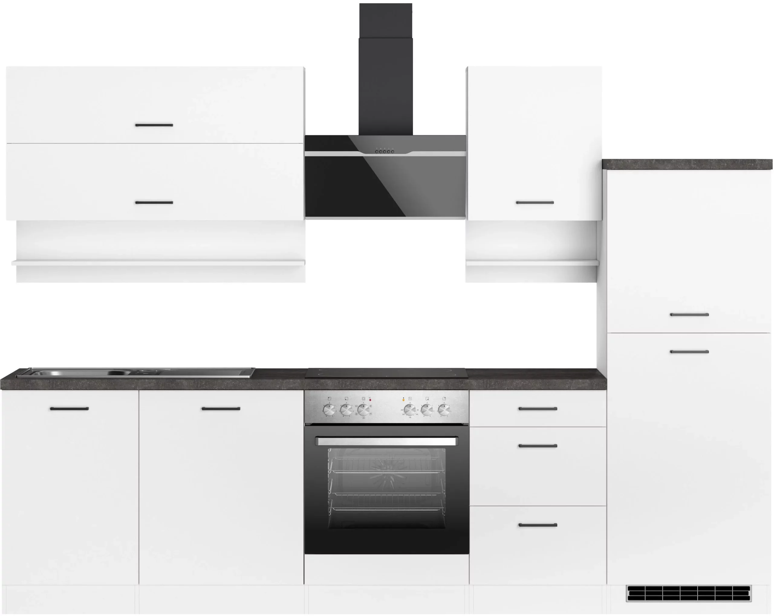 Küchenzeile KS-Frieda 280 cm – CPL-Arbeitsplatte – Bild 2