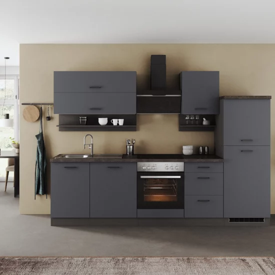 Küchenzeile KS-Frieda 280 cm – CPL-Arbeitsplatte – Bild 4