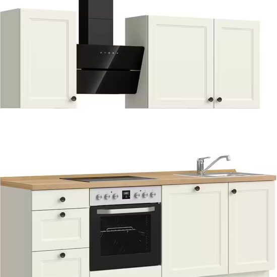 nobilia® Küchenzeile "Cascada II", NEU: individuell anpassbar mit gratis Profi-Beratung, vormontiert, Breite 210 cm, Ausrichtung wählbar, wahlw. mit E-Geräten – Bild 2