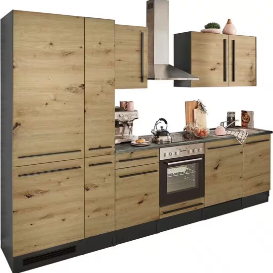 BASIC by Balculina Küchenzeile Jazz, Breite 310 cm, wahlweise mit E-Geräten – Bild 2