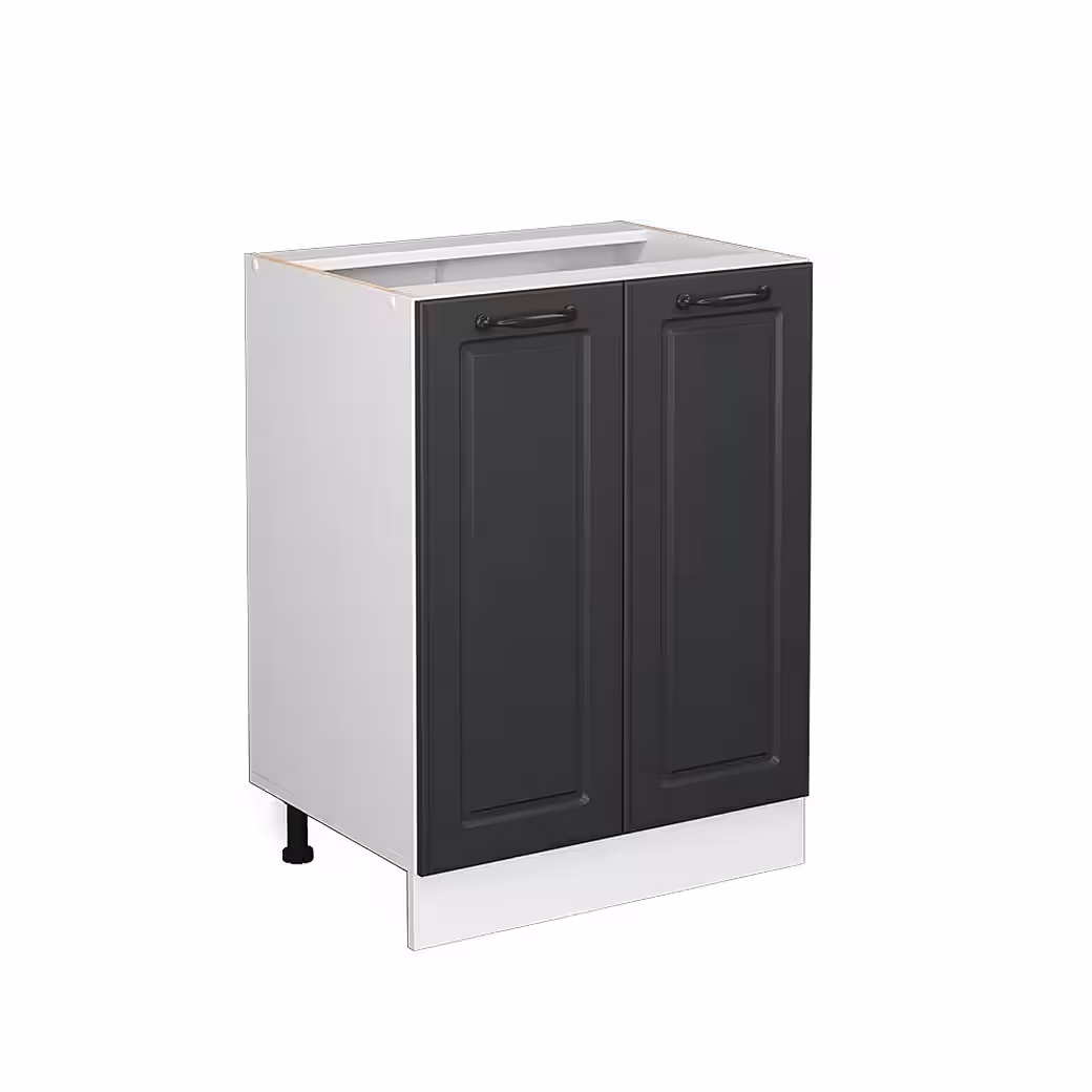 Vicco Unterschrank R-Line, Weiß Hochglanz/Weiß, 60 cm ohne Arbeitsplatte (1-St) – Bild 2