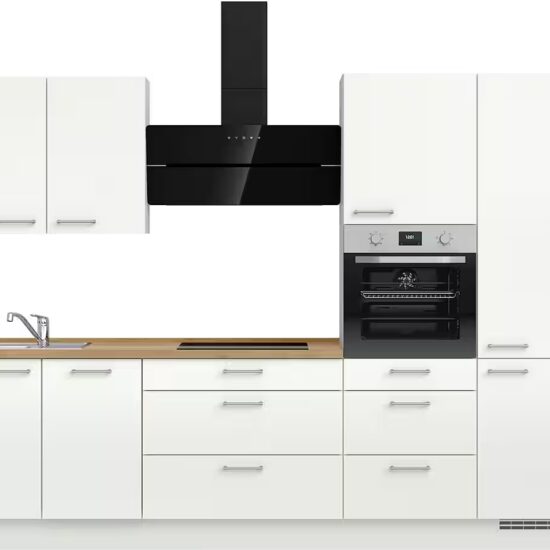 nobilia® Küchenzeile "Laser II", NEU: individuell anpassbar mit gratis Profi-Beratung, vormontiert, 360 cm breit, optional mit verschiedenen E‑Geräte-Sets – Bild 2