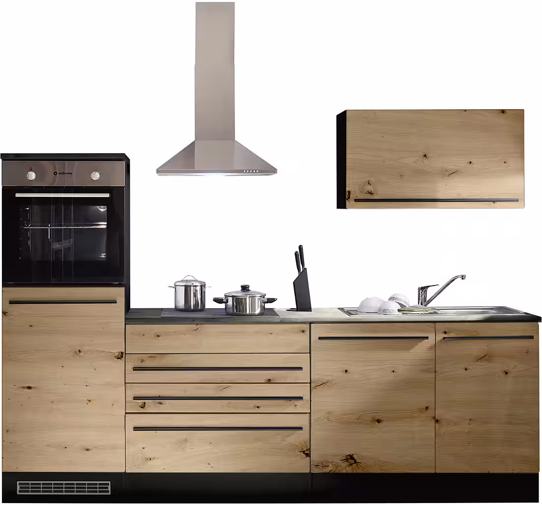BASIC by Balculina Küchenzeile Jazz, Breite 260 cm, wahlweise mit E-Geräten – Bild 2