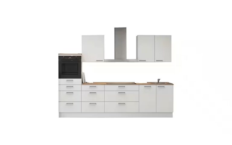 nobilia® Küchenzeile Salev, individuell anpassbar, gratis Küchenplanung mit Profis, (Breite 300 cm), vormontiert, wahlw. mit E-Geräten, inkl. Lieferung