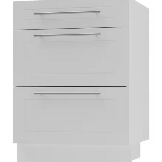 Feldmann-Wohnen Auszugsunterschrank Kvantum (Schubladen mit Teilauszug, Selbsteinzug und Soft-Close-Funktion, 1-St., Fronten mit dekorativen Fräsungen und leicht abgerundeten Ecken) 90x50x82cm eiche artisan - mint (Q-D3M/90) – Bild 2