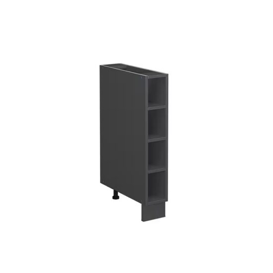 Vicco Unterschrank Fame-Line, Anthrazit, 15 cm ohne Arbeitsplatte (1-St) – Bild 3