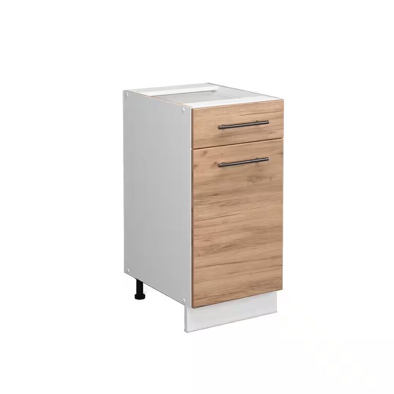 Vicco Unterschrank Fame-Line, Weiß Hochglanz/Weiß, 40 cm ohne Arbeitsplatte (1-St)