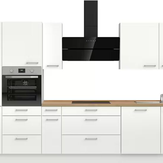 nobilia® Küchenzeile "Laser II", NEU: individuell anpassbar mit gratis Profi-Beratung, vormontiert, 360 cm breit, optional mit verschiedenen E‑Geräte-Sets – Image 2
