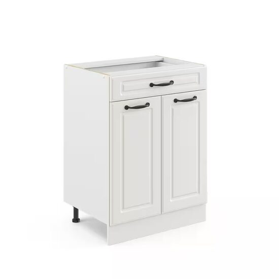 Vicco Unterschrank R-Line, Blau-Grau/Weiß, 60 cm mit Schublade, ohne Arbeitsplatte (1-St) – Bild 2