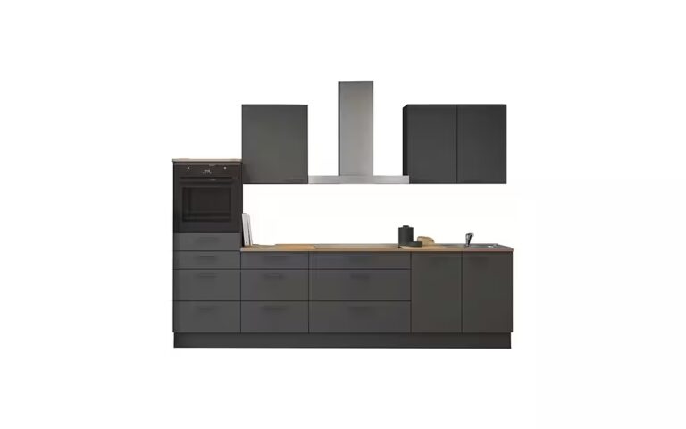 nobilia® Küchenzeile Salev, individuell anpassbar, gratis Küchenplanung mit Profis, (Breite 300 cm), vormontiert, wahlw. mit E-Geräten, inkl. Lieferung
