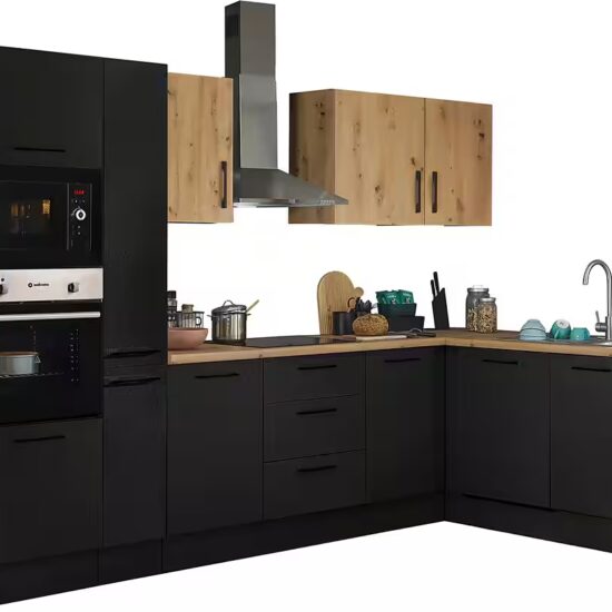 BASIC by Balculina Winkelküche Turin, Stellbreite 310x175 cm, wahlweise mit E-Geräten – Bild 2