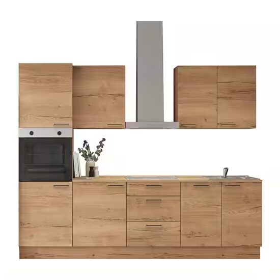 nobilia® Küchenzeile Norr, individuell anpassbar, gratis Küchenplanung mit Profis, (Breite 270 cm), vormontiert, wahlw. mit E-Geräten, inkl. Lieferung – Bild 4