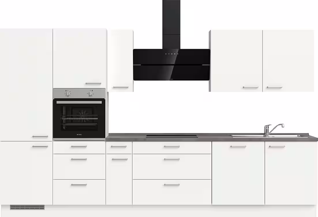 nobilia® Küchenzeile "MIAMI", NEU: individuell anpassbar mit gratis Profi-Beratung, vormontiert, Breite 300 cm, Ausrichtung wählbar, wahlw. mit E-Geräten – Bild 4