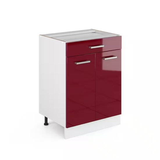 Vicco Unterschrank R-Line, Blau-Grau/Weiß, 60 cm mit Schublade, ohne Arbeitsplatte (1-St) – Bild 5