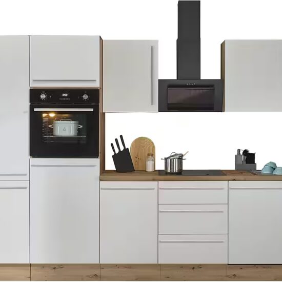KOCHSTATION Küchenzeile Florida, Breite 370 cm, wahlweise mit E-Geräten,Softclose für Türen/Schubkästen – Bild 9