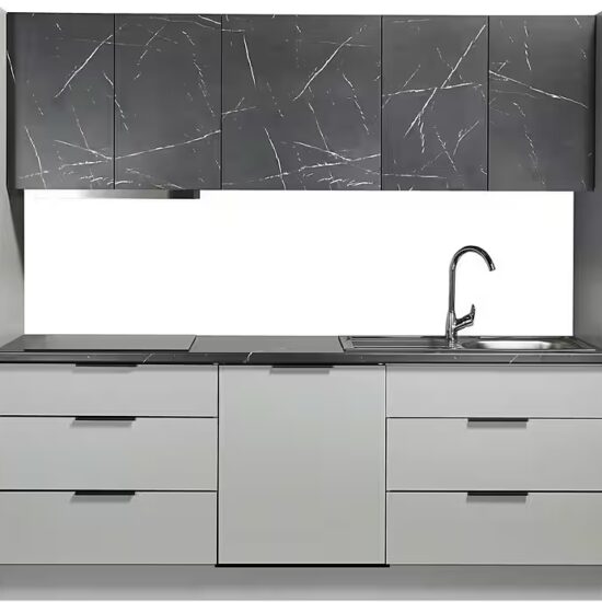 BASIC by Balculina Küchenzeile Esperanza B/H/T 340x215x60 cm, Breite 340 cm, wahlweise mit E-Geräten und Induktion – Bild 2
