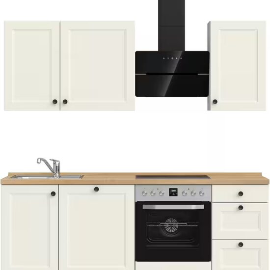 nobilia® Küchenzeile "Cascada II", NEU: individuell anpassbar mit gratis Profi-Beratung, vormontiert, Breite 210 cm, Ausrichtung wählbar, wahlw. mit E-Geräten – Bild 3