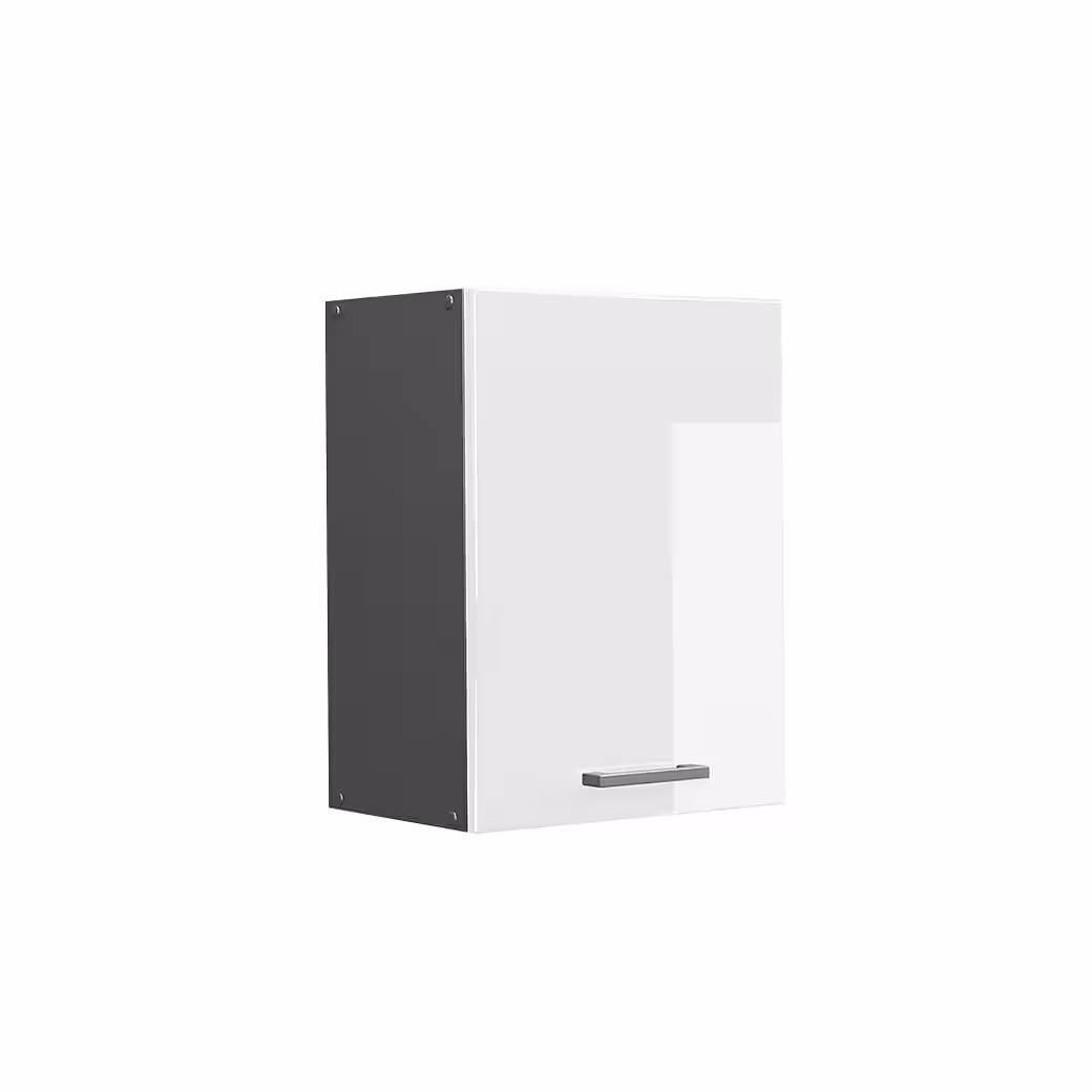 Vicco Hängeschrank R-Line, Weiß Hochglanz/Anthrazit, 45 cm (1-St) – Bild 3