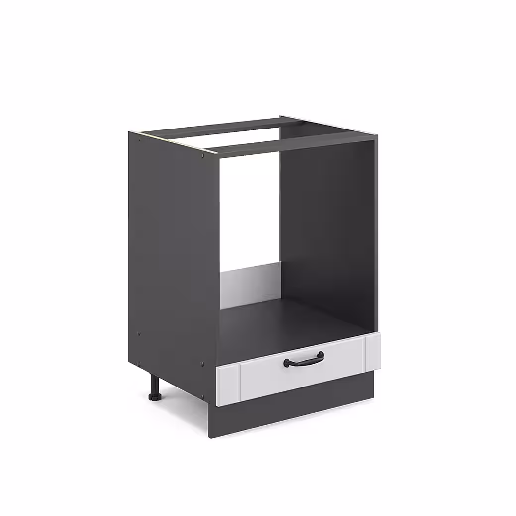 Vicco Herdumbauschrank Fame-Line, Goldkraft Eiche/Anthrazit, 60 cm ohne Arbeitsplatte (1-St) – Bild 3
