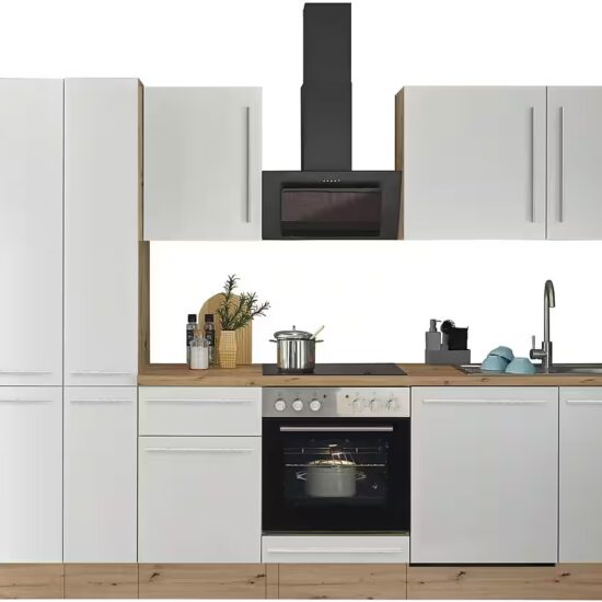 KOCHSTATION Küchenzeile Florida, Breite 310 cm, wahlweise mit E-Geräten,Softclose für Türen/Schubkästen – Image 9