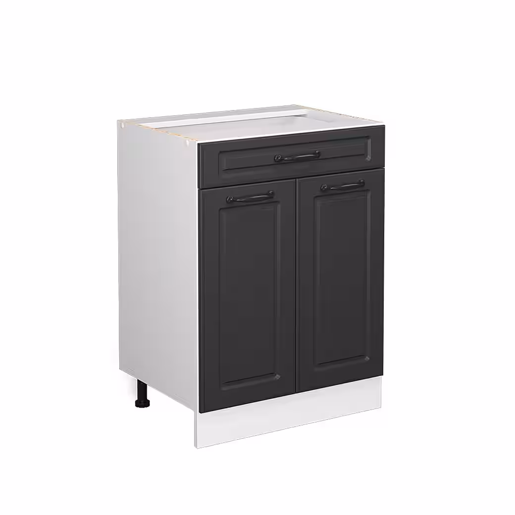 Vicco Unterschrank R-Line, Blau-Grau/Weiß, 60 cm mit Schublade, ohne Arbeitsplatte (1-St) – Bild 3