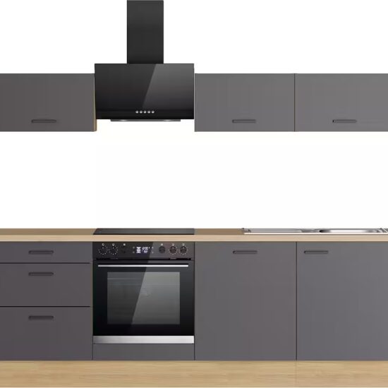 KOCHSTATION Küchenzeile KS-Sion Breite 240 cm, schnelle Montage OPTIsnap, wahlw. m.HANSEATIC-E-Geräten u.Stand Alone – Bild 2