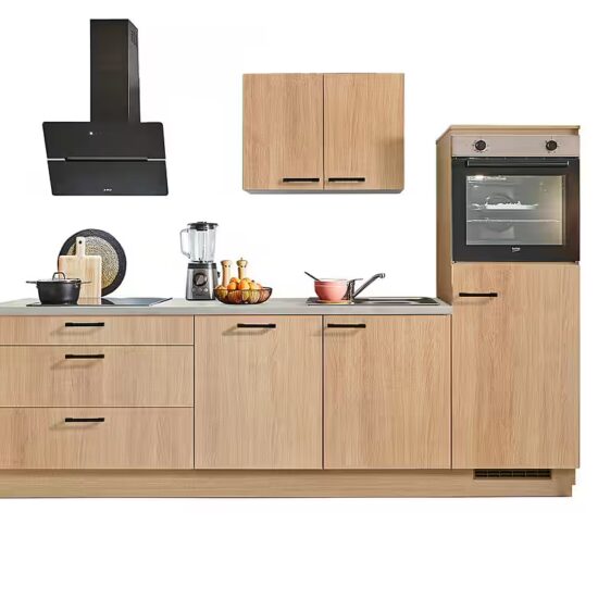 pino Küchenzeile Helsinki, individuell anpassbar, gratis Küchenplanung mit Profis, (Breite 250cm), vormontiert, wahlw. mit E-Geräten, Preis inkl. Lieferung & Montage – Bild 2