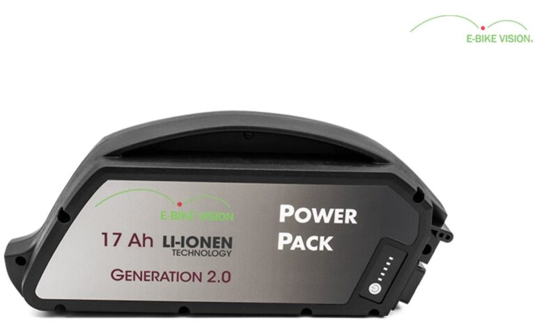 E-Bike Vision PowerPack 612 Wh Unterrohrakku – Leistungsstarker Ersatzakku für Bosch Classic Line