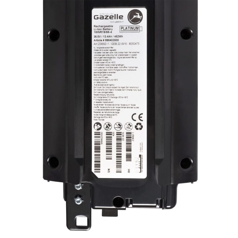 Gazelle Impulse E-Bike Akku 36V 13,4Ah (482Wh) Gepäckträger – Original Ersatzakku