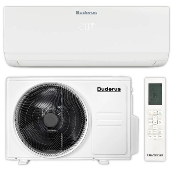 Buderus Logacool AC166i.3-Set 2,6 W – Split-Klimaanlage 2,6 kW für Räume bis 30 m² – Bild 1