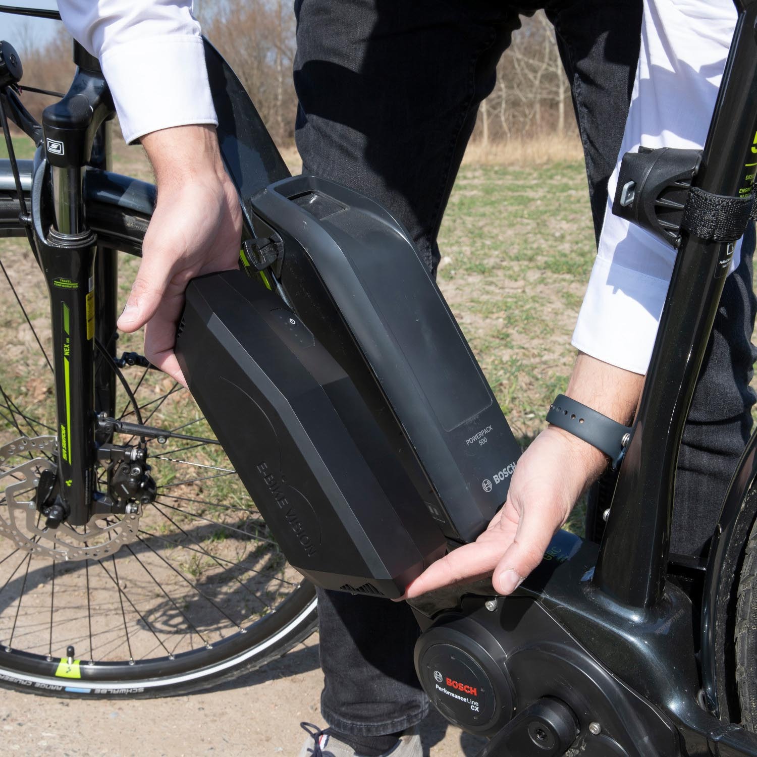 E-Bike Akku Vision Powerpack Lite 36V 10Ah 360Wh für Bosch – Leichter Ersatzakku – Bild 4