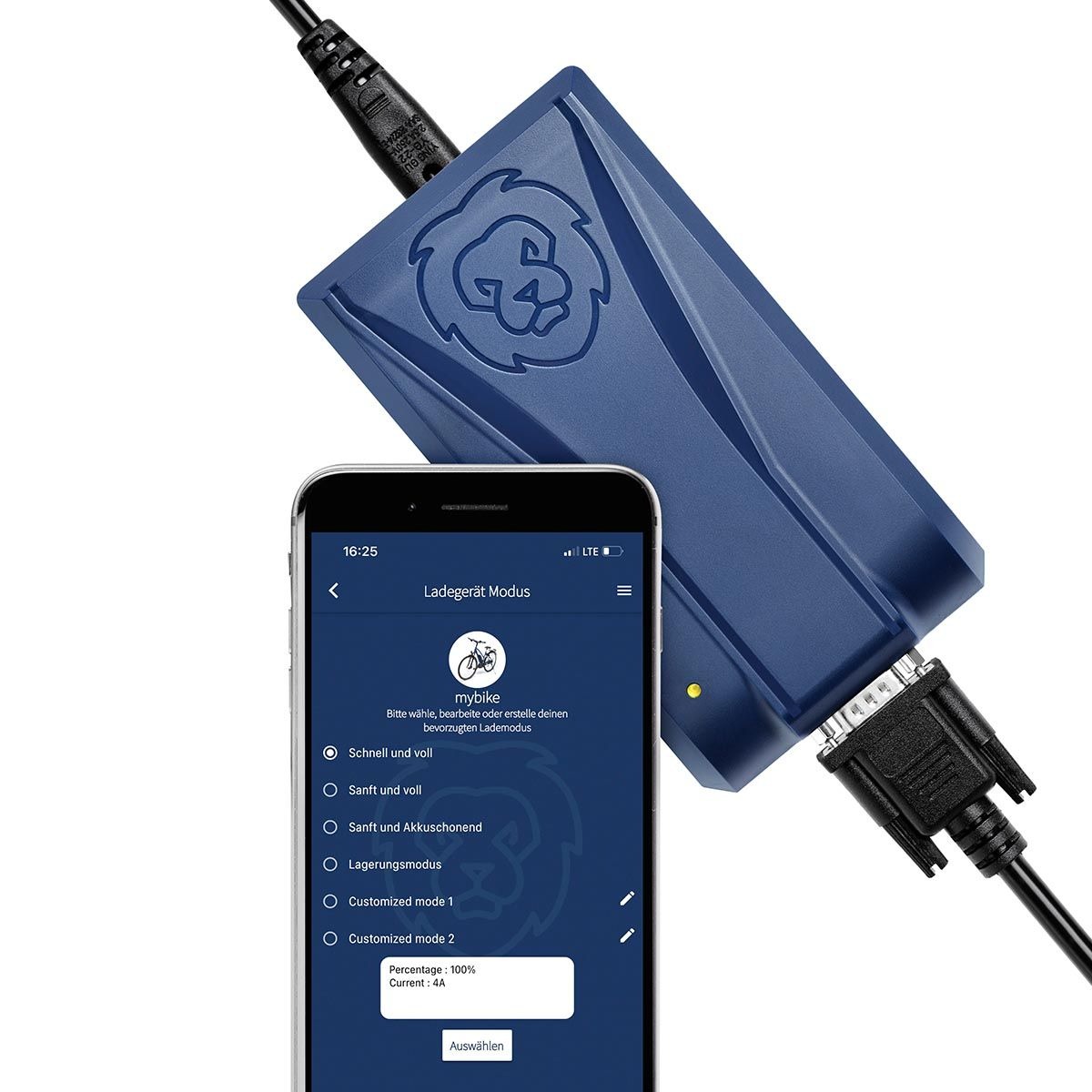 LiON Smart Charger 36V 4A Ladegerät XLR 4-Pin BMZ / Derby Cycle – Kompakt, intelligent – Bild 3