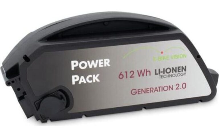E-Bike Vision PowerPack 612 Wh Unterrohrakku – Leistungsstarker Ersatzakku für Bosch Classic Line