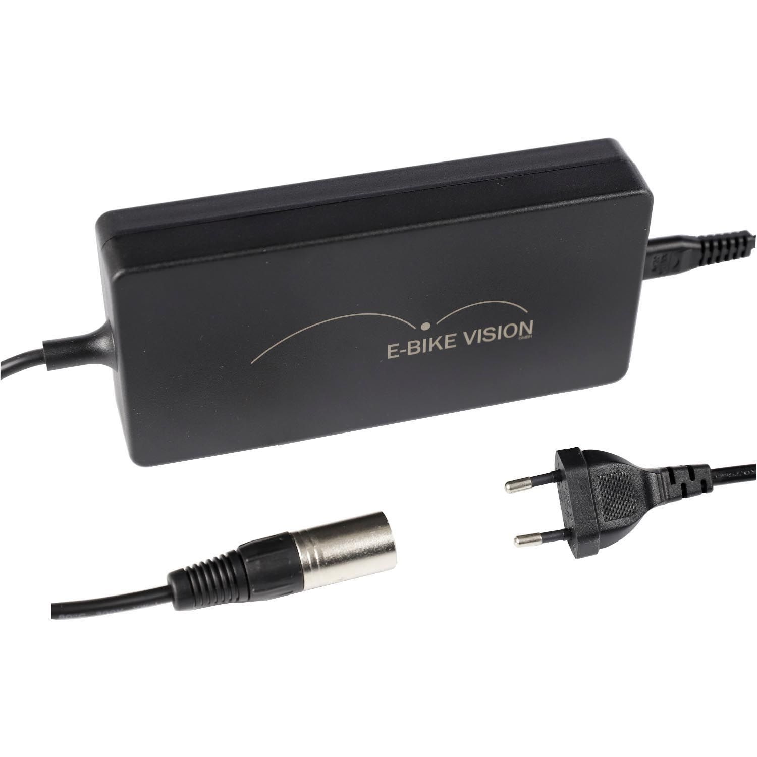Akku Vision Schnellladegerät 36V 4A mit 4-Pin-XLR-Stecker – Leistungsstarkes E-Bike Ladegerät – Bild 1