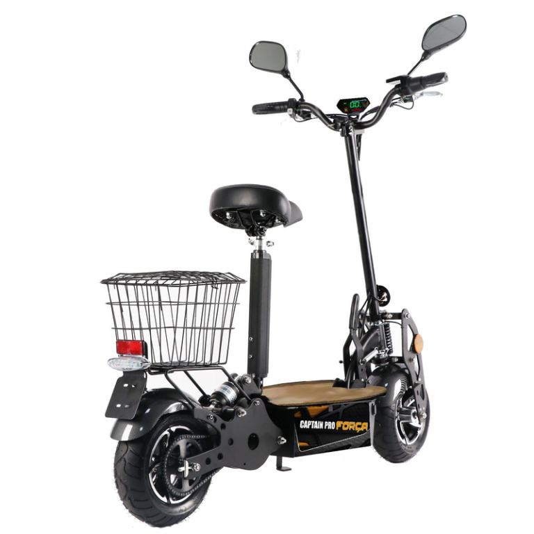 E-Scooter Captain Pro Elektro-Scooter bis 50 km/h Topspeed - 40AH Lithium Akku