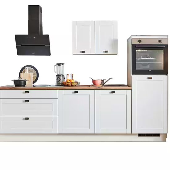 pino Küchenzeile Helsinki, individuell anpassbar, gratis Küchenplanung mit Profis, (Breite 250cm), vormontiert, wahlw. mit E-Geräten, Preis inkl. Lieferung & Montage – Bild 3