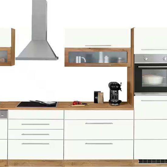 KOCHSTATION Küchenzeile KS-Wien, Breite 440 cm, wahlweise mit E-Geräten und Induktion – Bild 2