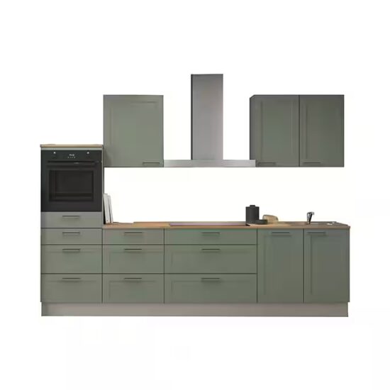 nobilia® Küchenzeile Salev, individuell anpassbar, gratis Küchenplanung mit Profis, (Breite 300 cm), vormontiert, wahlw. mit E-Geräten, inkl. Lieferung – Bild 4