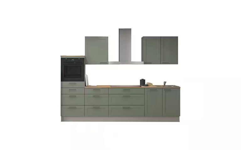 nobilia® Küchenzeile Salev, individuell anpassbar, gratis Küchenplanung mit Profis, (Breite 300 cm), vormontiert, wahlw. mit E-Geräten, inkl. Lieferung