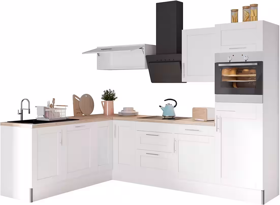 KOCHSTATION Küche KS-Ahus, 200 x 270 cm breit, wahlweise mit E-Geräten, Soft Close Funktion – Bild 10