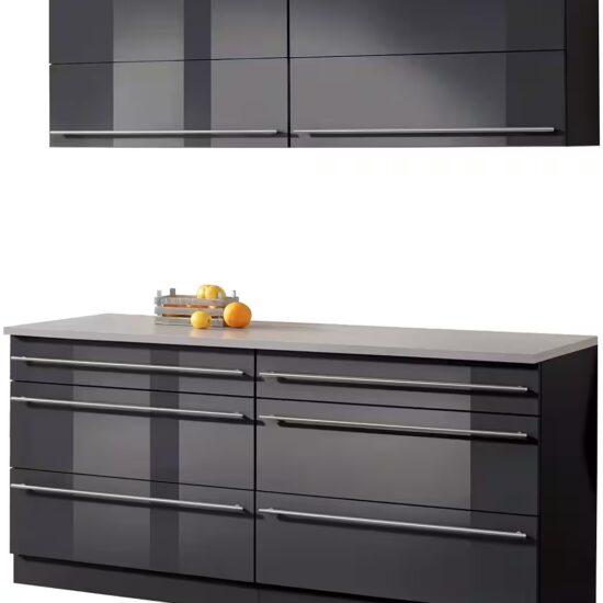 wiho Küchen Küche Chicago, ohne E-Geräte, Gesamtbreite 180 cm – Bild 3